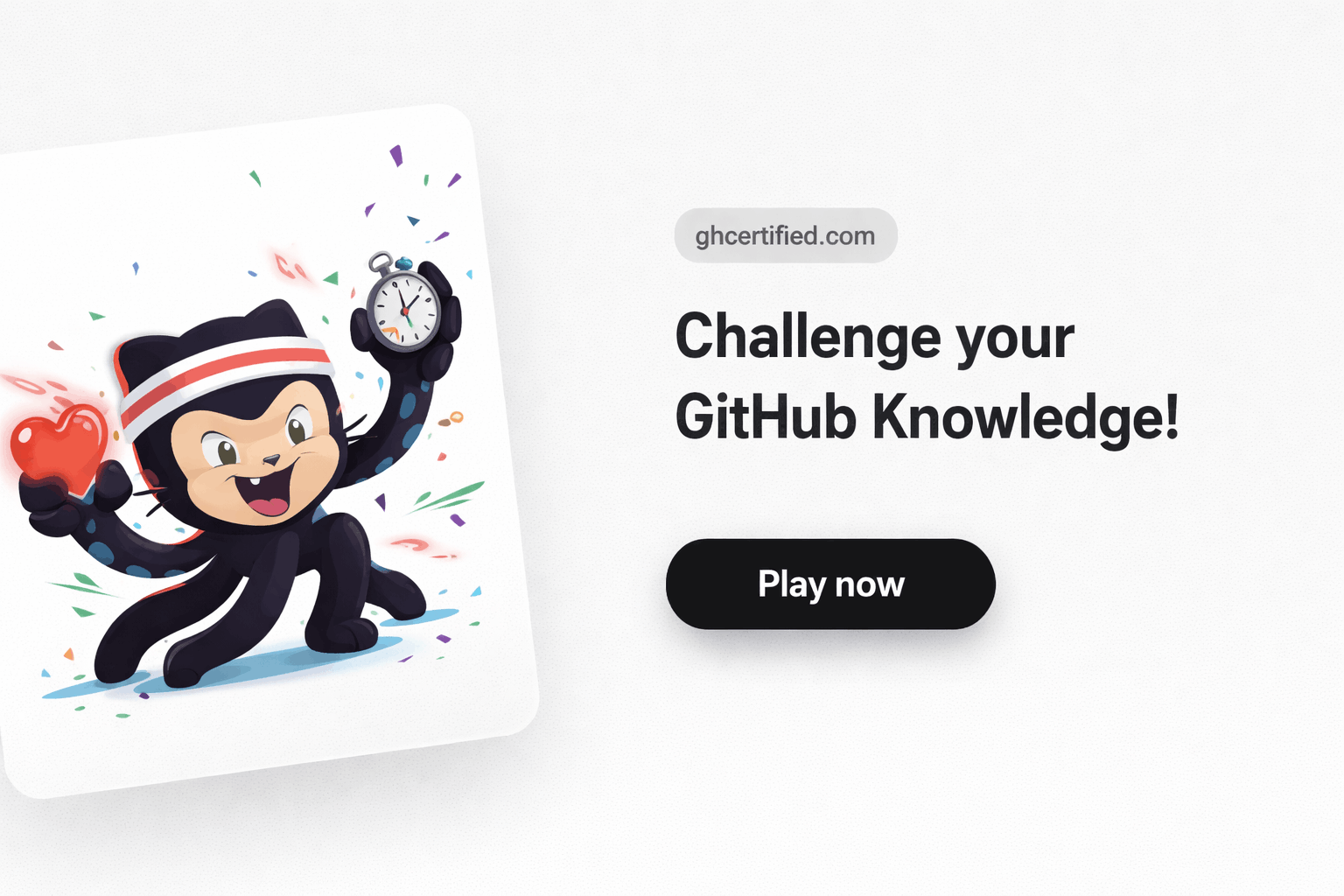 Challenge yourself — Games — GitHub Certified