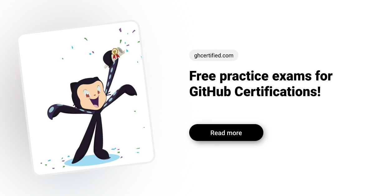 Study Resources GitHub Certified